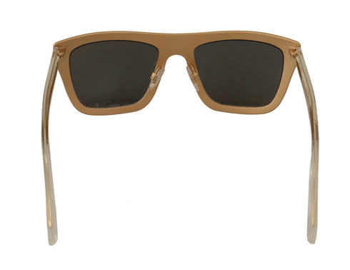 Dolce & Gabbana Gold Plated Metal Mirrored Limited Sunglasses